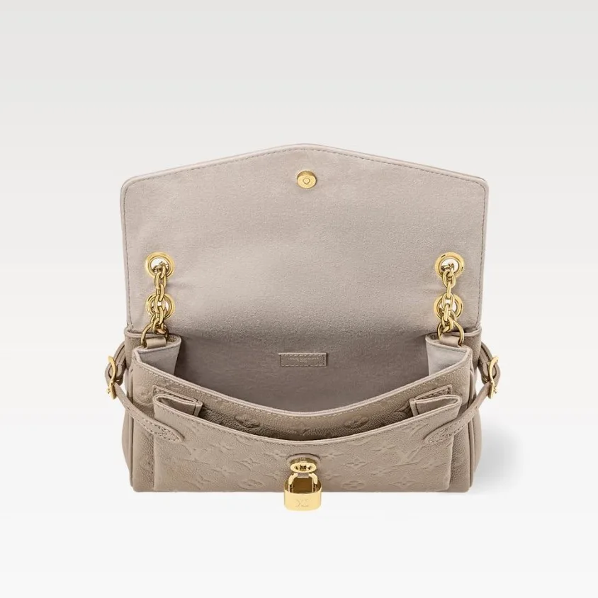 Louis Vuitton Anytime Flap Bag Tourterelle Gray / - Image 3