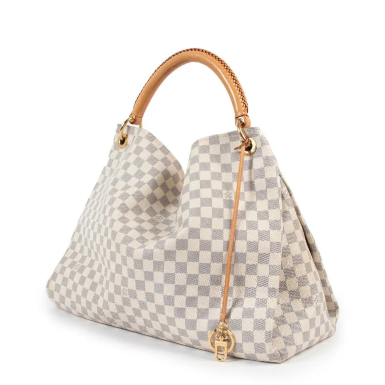 Alternative view of Louis Vuitton Artsy GM Damier Azur / Gold Hardware