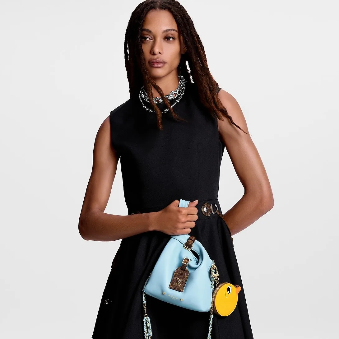 Alternative view of Louis Vuitton Atlantis BB Handbag Baby Blue /