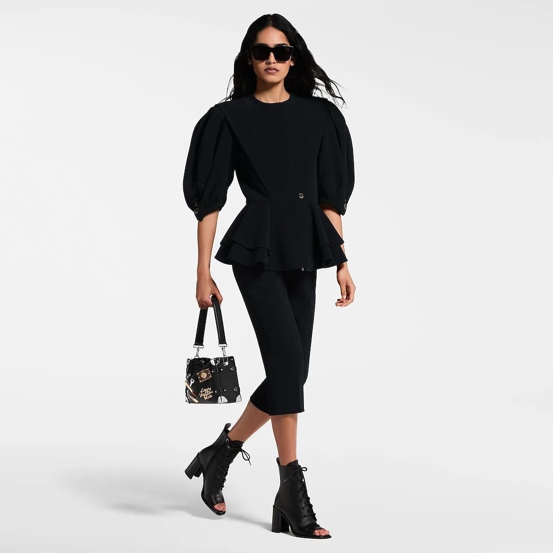 Louis Vuitton Berlin Open Toe Ankle Boots Black 1AIBRU - Image 3