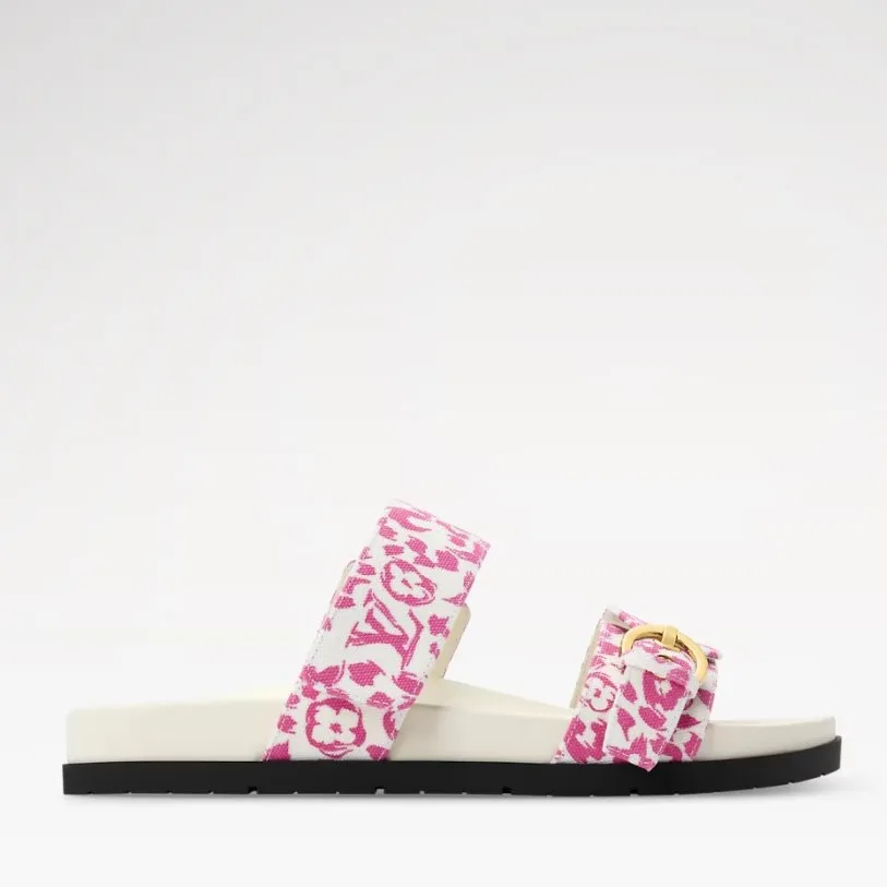 Louis Vuitton Bom Dia Comfort Mules Pink 1AJQPV - Image 3