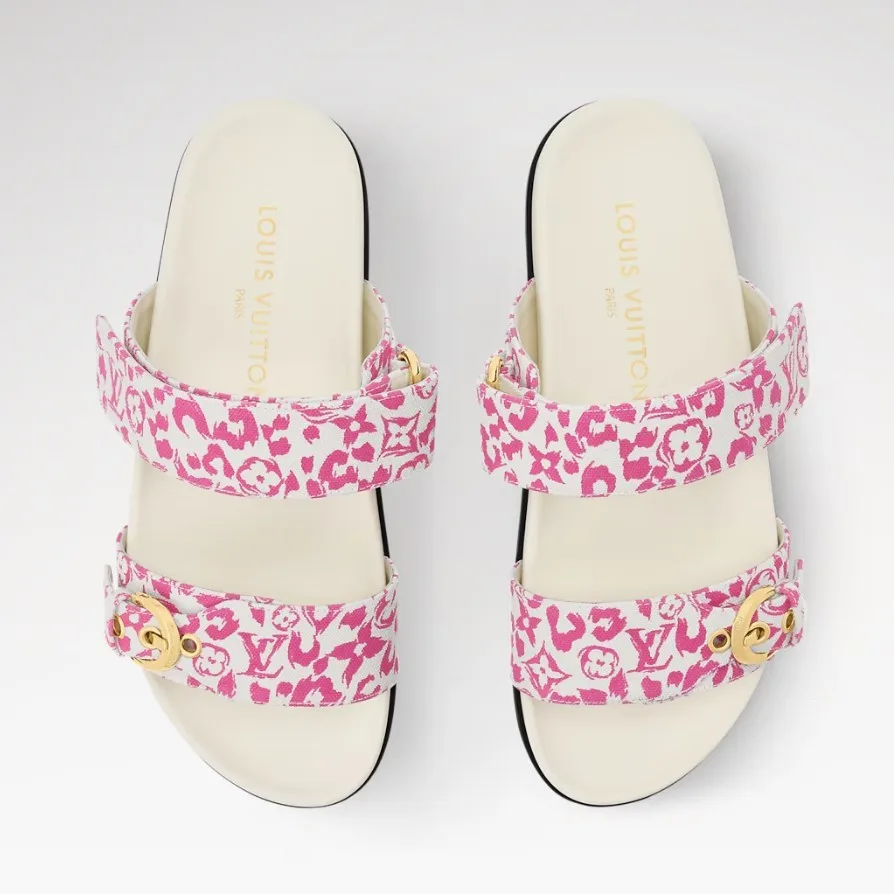 Louis Vuitton Bom Dia Comfort Mules Pink 1AJQPV - Image 4