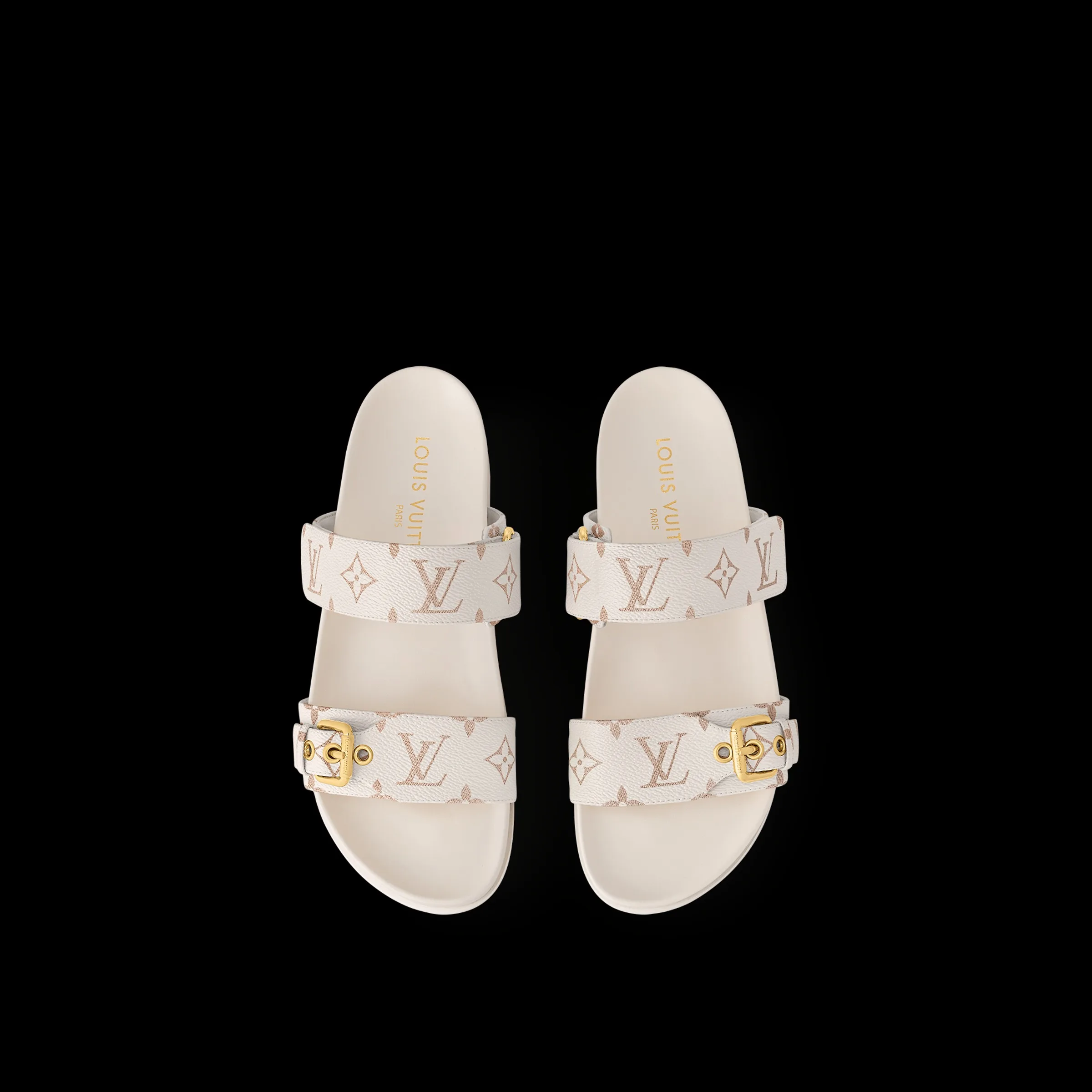 Alternative view of Louis Vuitton Bom Dia Flat Comfort Mule Beige 1ACHYI