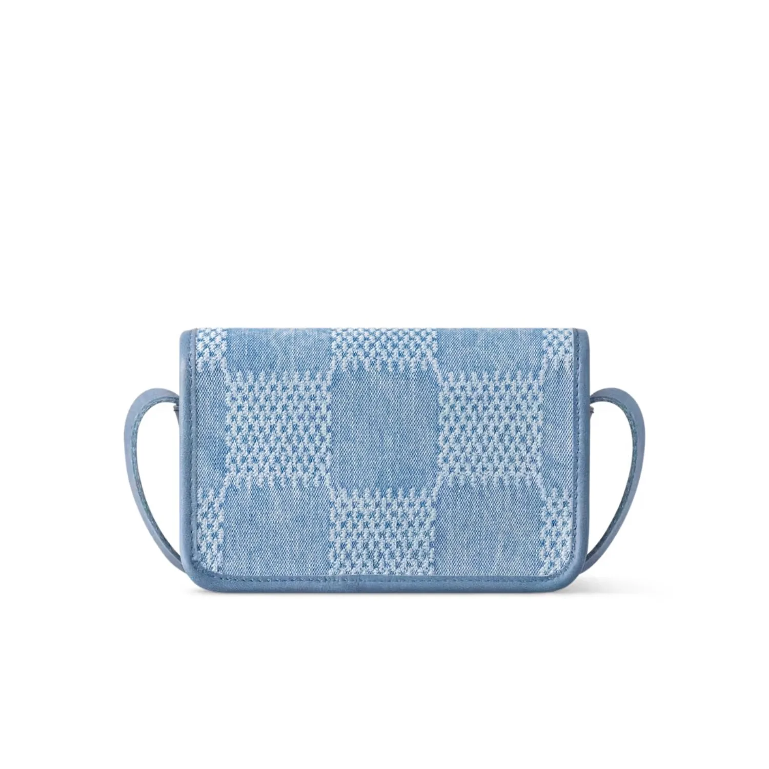 Louis Vuitton Bosphore Wearable Wallet Crossbody / Blue Gold Hardware - Image 5