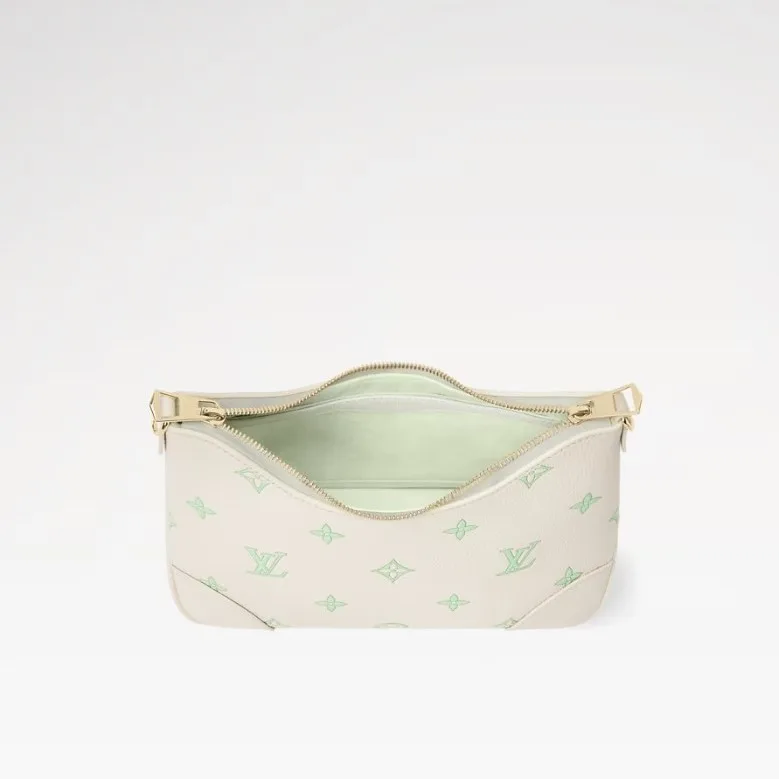 Louis Vuitton Boulogne PM Crossboy Bag / Milky White/ Green Gold Hardware - Image 4