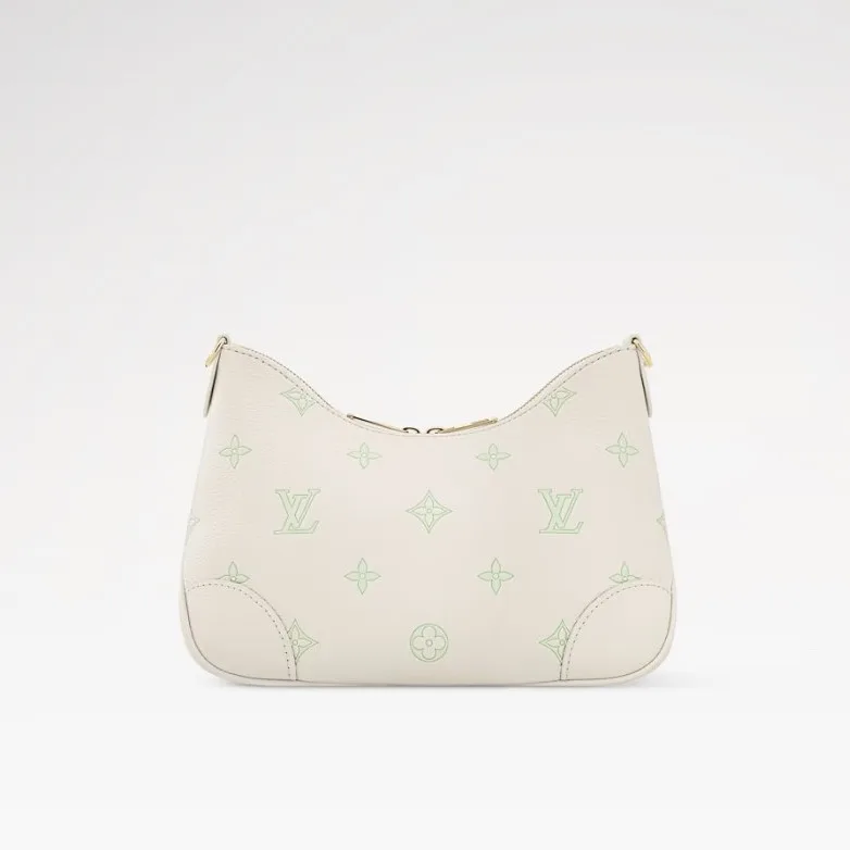 Louis Vuitton Boulogne PM Crossboy Bag / Milky White/ Green Gold Hardware - Image 5