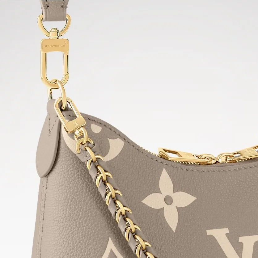 Louis Vuitton Boulogne PM Crossboy Bag / Dove Gray/ Cream Gold Hardware - Image 4