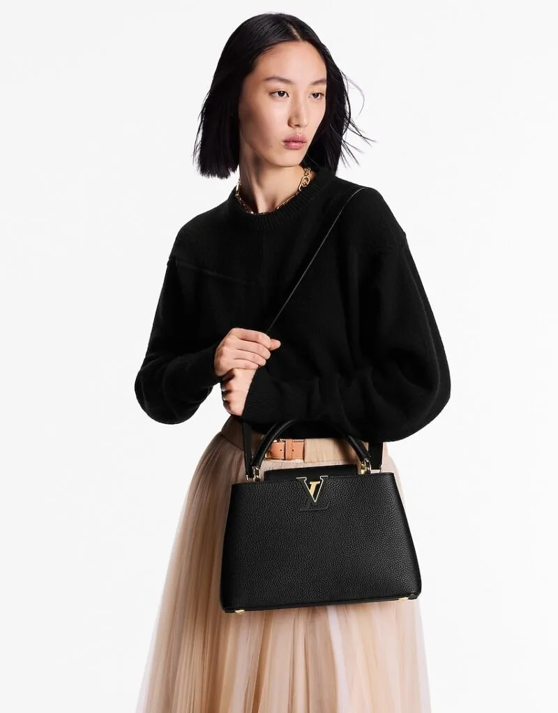 Louis Vuitton Capucines MM Black / - Image 3
