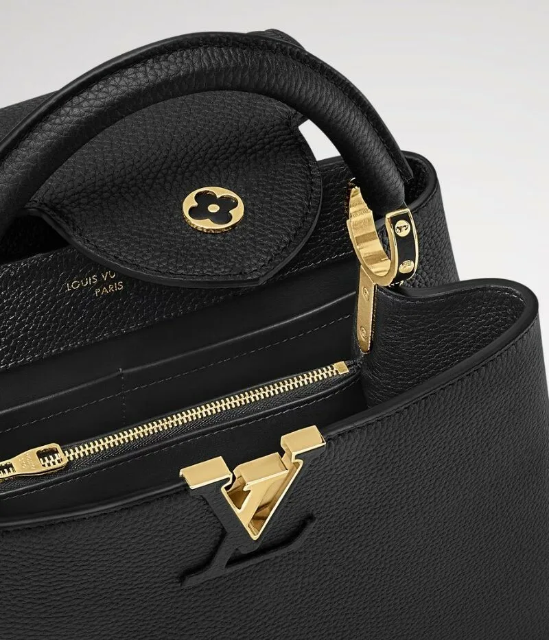 Louis Vuitton Capucines MM Black / - Image 8