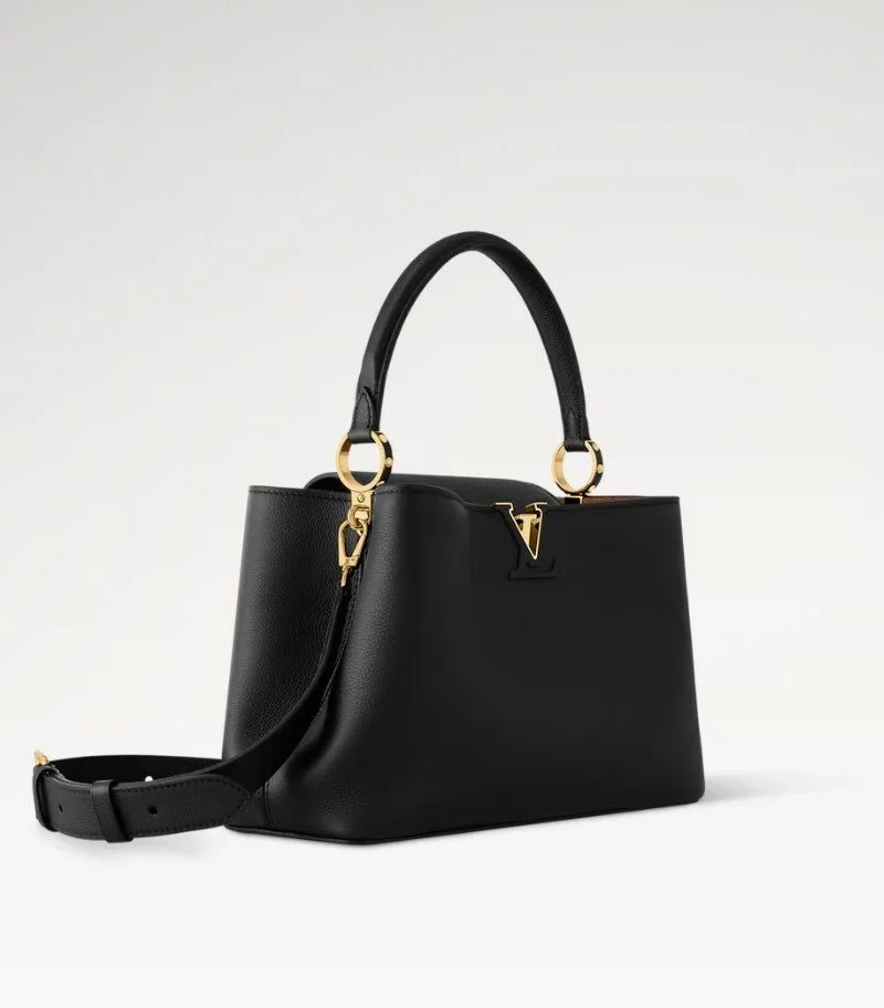 Alternative view of Louis Vuitton Capucines MM Souple Black /