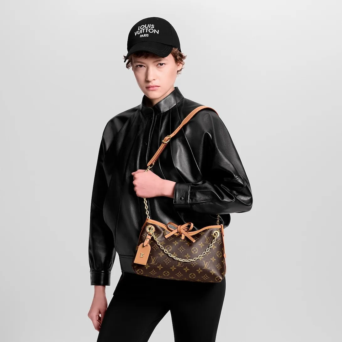 Louis Vuitton CarryAll BB Shoulder Bag / Monogram Brown - Image 2