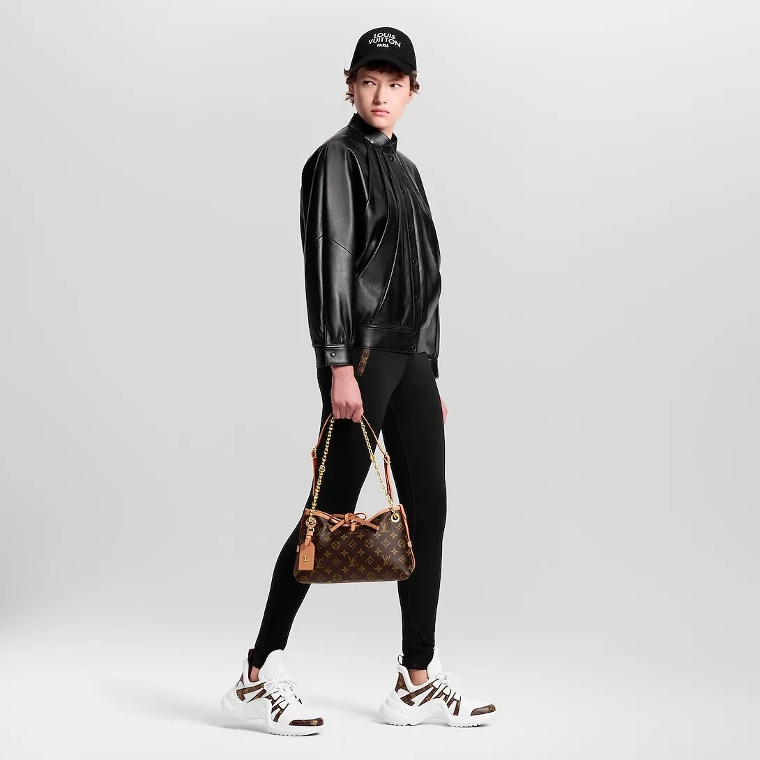 Louis Vuitton CarryAll BB Shoulder Bag / Monogram Brown - Image 3