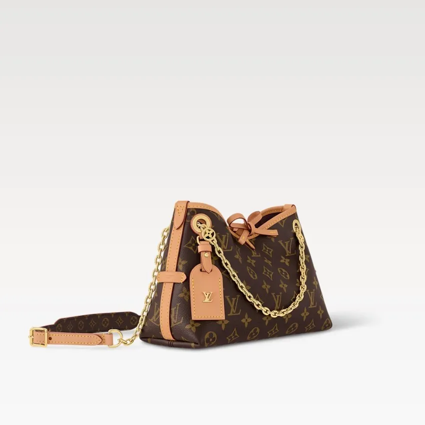 Louis Vuitton CarryAll BB Shoulder Bag / Monogram Brown - Image 4