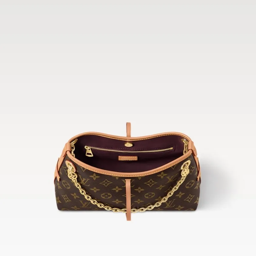 Louis Vuitton CarryAll BB Shoulder Bag / Monogram Brown - Image 5