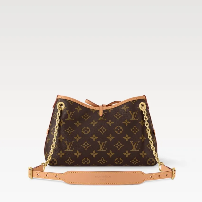 Louis Vuitton CarryAll BB Shoulder Bag / Monogram Brown - Image 6