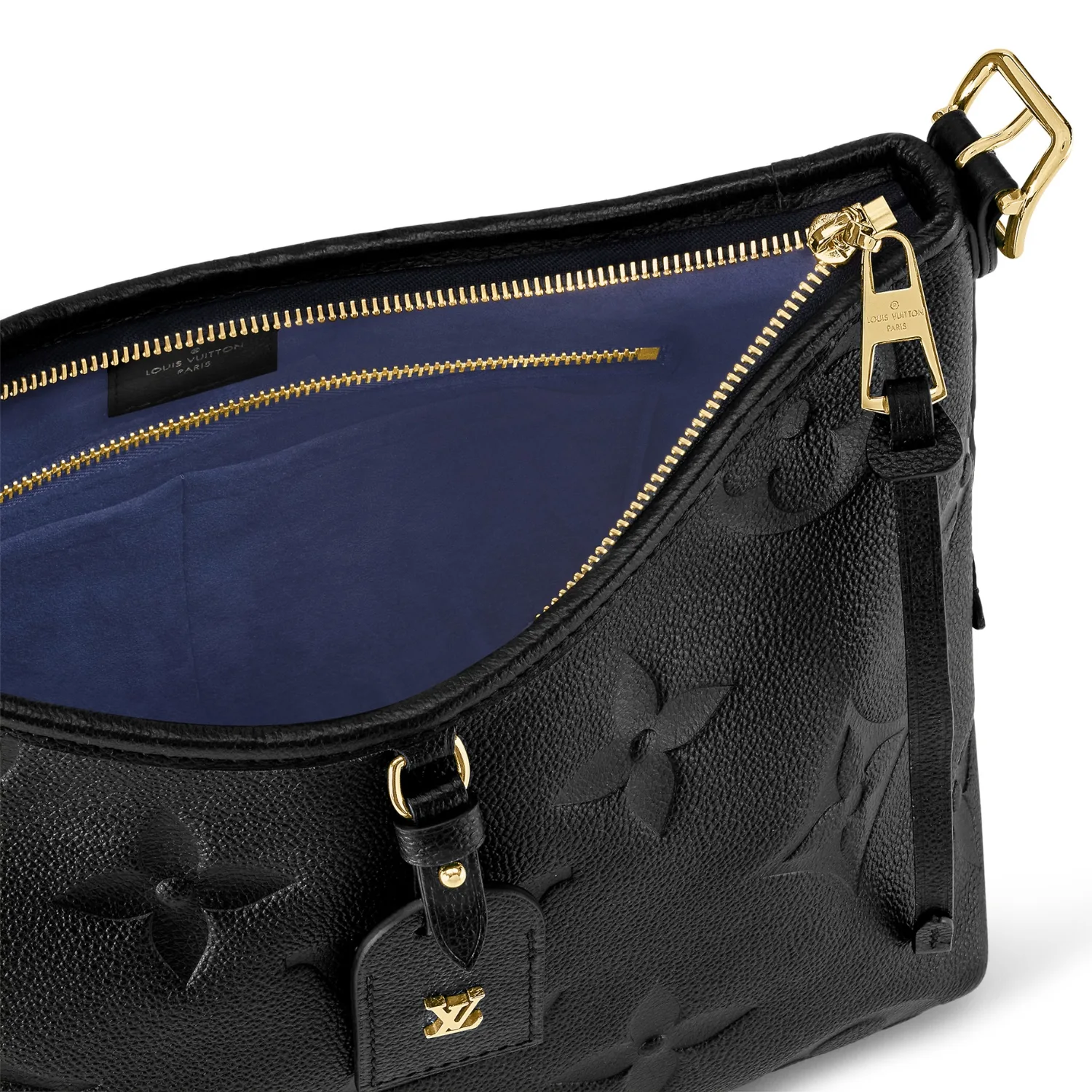 Louis Vuitton CarryAll PM Shoulder Bag / Black Gold Hardware - Image 8