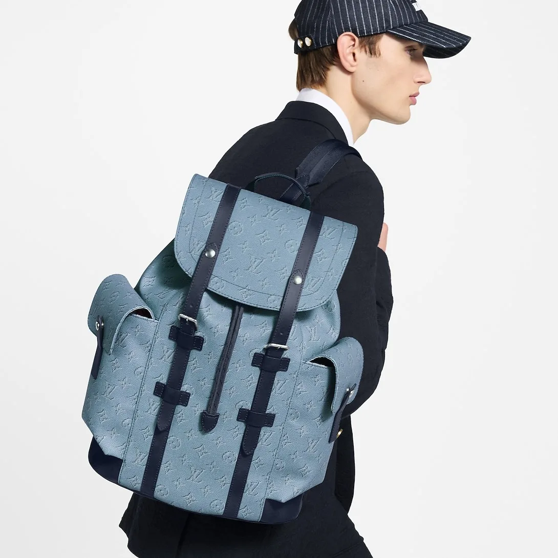 Louis Vuitton Christopher MM Bag Blue / - Image 5