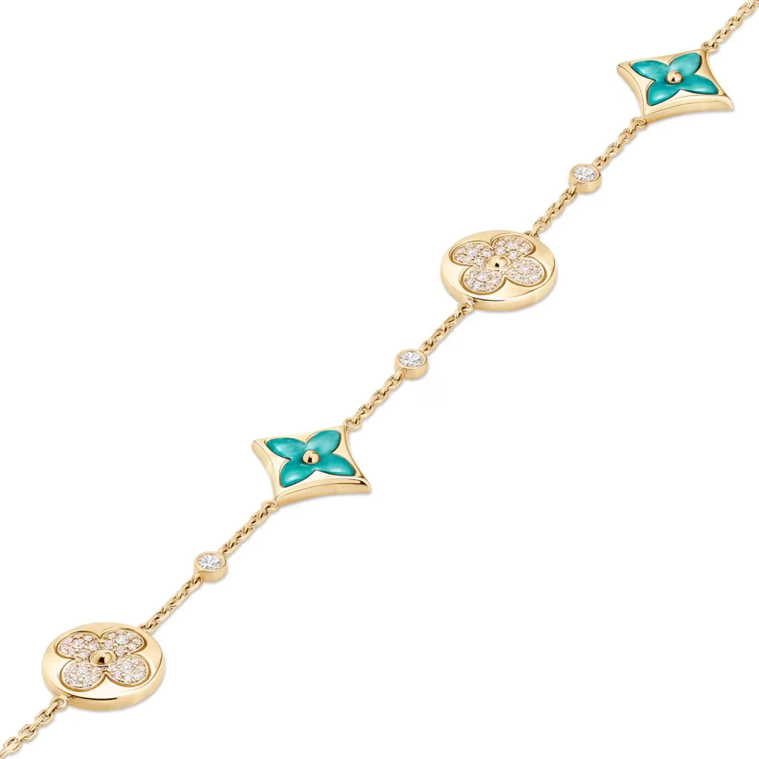 Louis Vuitton Color Blossom BB Multi-Pattern Bracelet Gold-Toned - Image 4