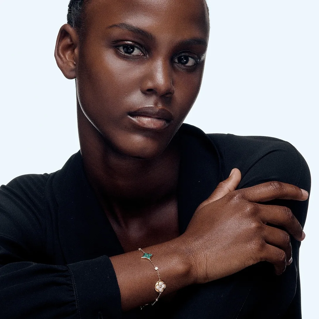 Alternative view of Louis Vuitton Color Blossom BB Multi-Pattern Bracelet Gold-Toned