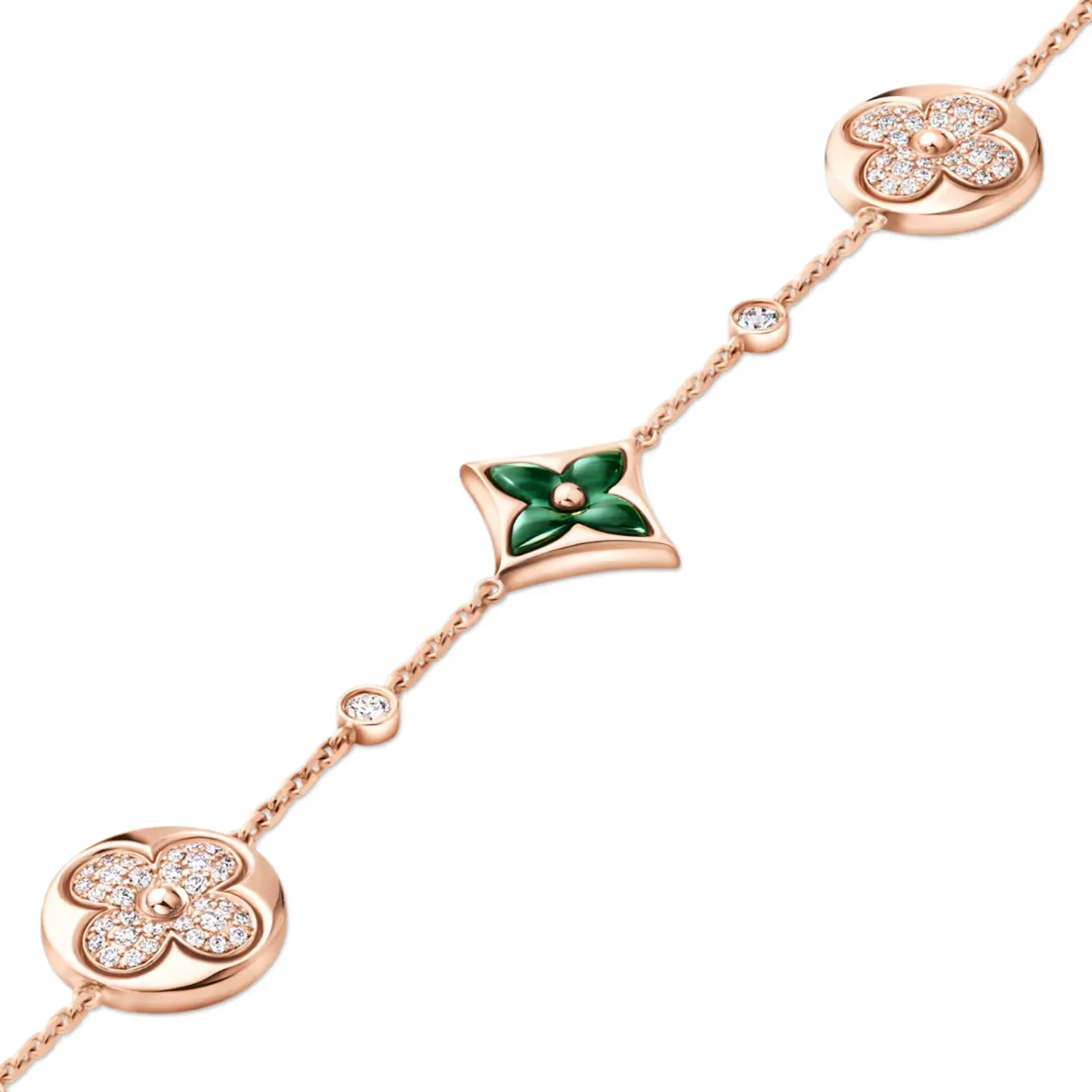 Louis Vuitton Color Blossom BB Star And Sun Multi-Motif Bracelet Pink-Toned - Image 3
