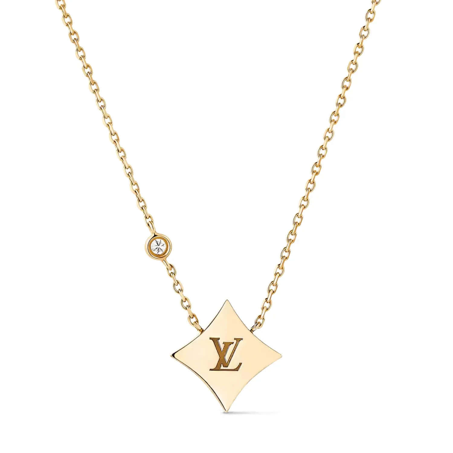 Louis Vuitton Color Blossom BB Star Pendant Necklace Gold-Toned - Image 3