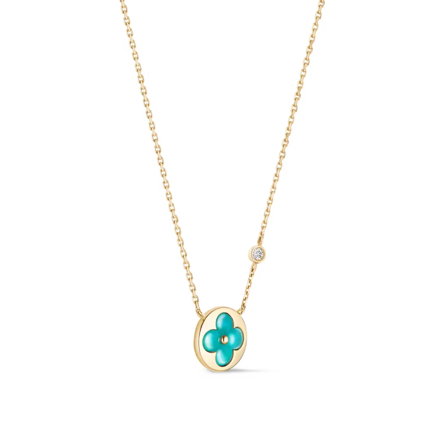 Louis Vuitton Color Blossom BB Sun Pendant Necklace Gold-Toned - Image 3