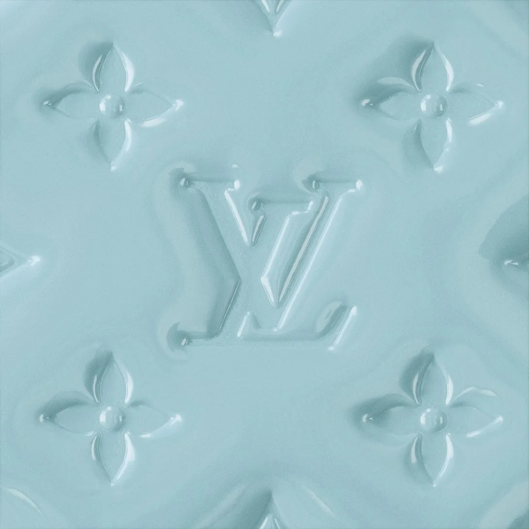 Louis Vuitton Coussin PM Shoulder Bag / Blue Bag Gold Hardware - Image 4