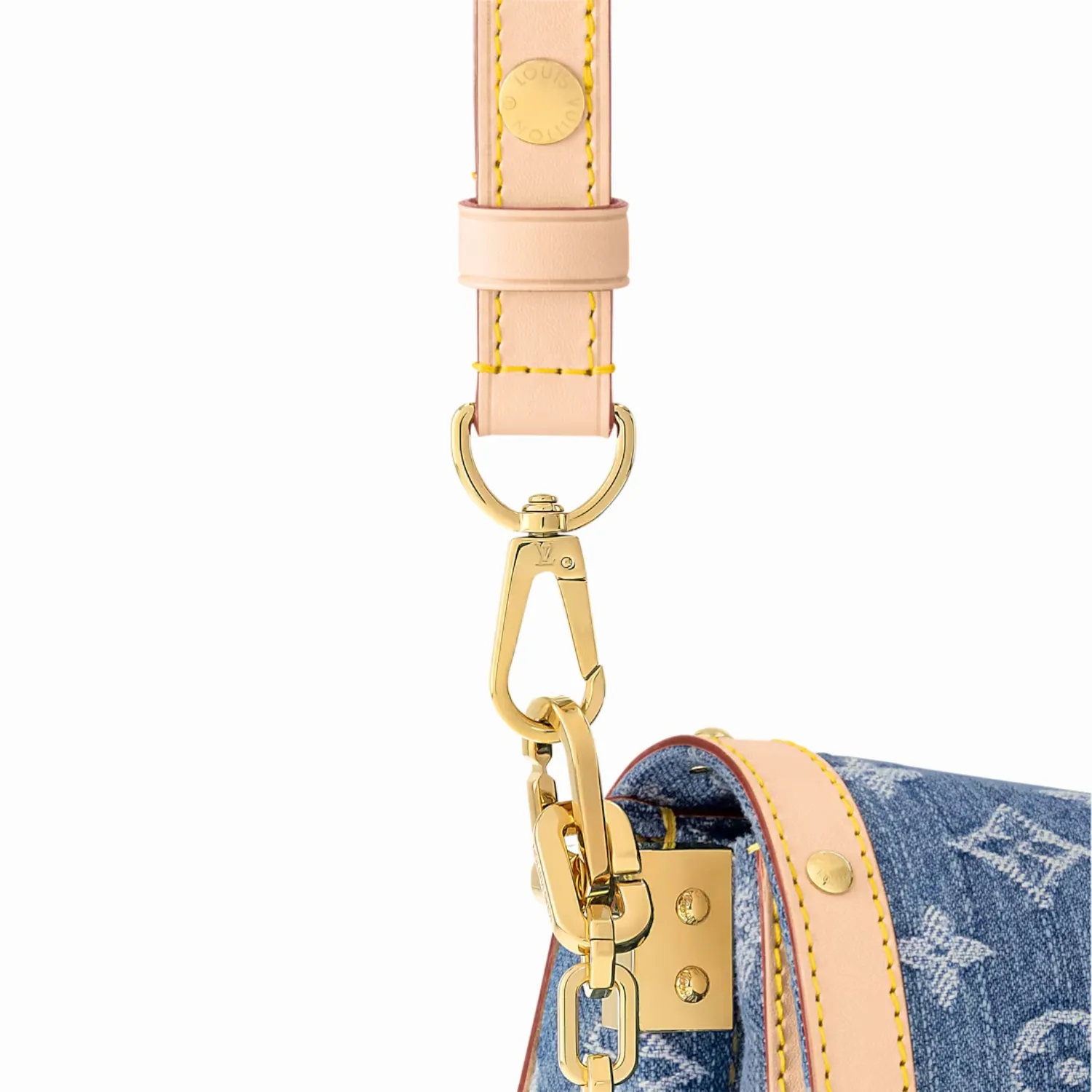 Alternative view of Louis Vuitton Dauphine Soft GM Denim Blue /