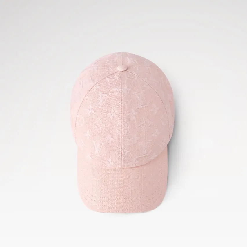 Louis Vuitton Denim Cap Pink - Image 3