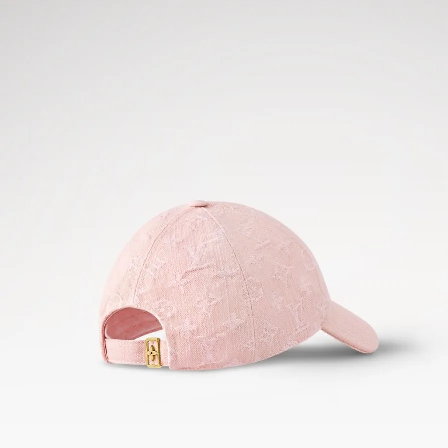 Louis Vuitton Denim Cap Pink - Image 4