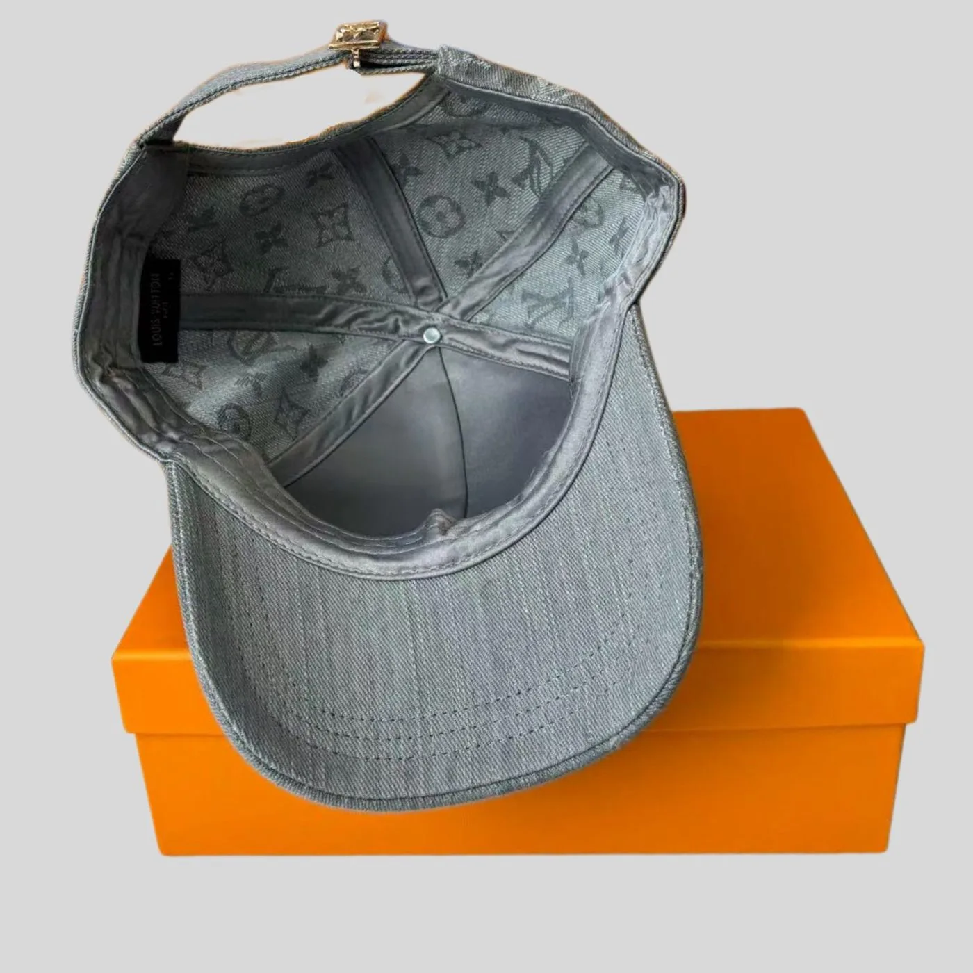 Alternative view of Louis Vuitton Denim Cap Grey