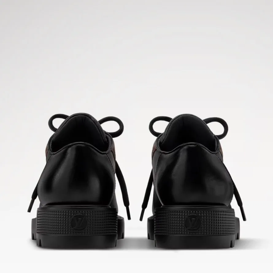 Louis Vuitton District Derby Flat Loafer Black 1AIBY5 - Image 4