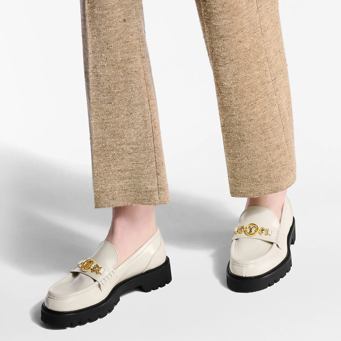 Alternative view of Louis Vuitton District Flat Loafer Ecru 1AGXIV