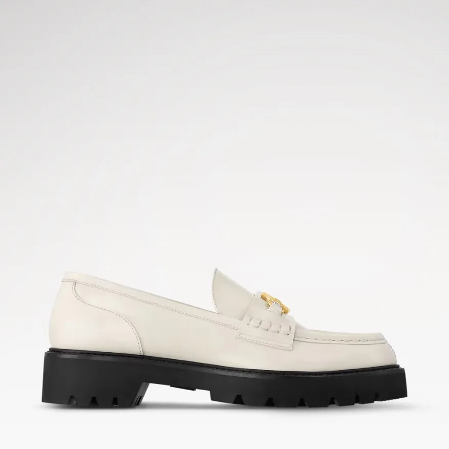 Louis Vuitton District Flat Loafer Ecru 1AGXIV - Image 4