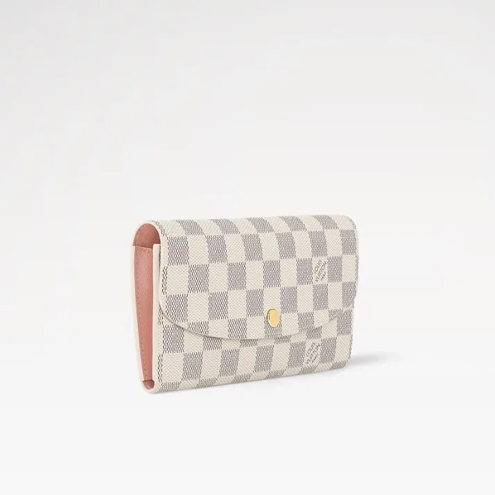 Louis Vuitton Emilie Wallet Damier Azur Canvas / - Image 2
