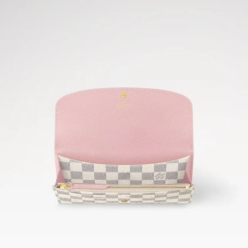 Louis Vuitton Emilie Wallet Damier Azur Canvas / - Image 3