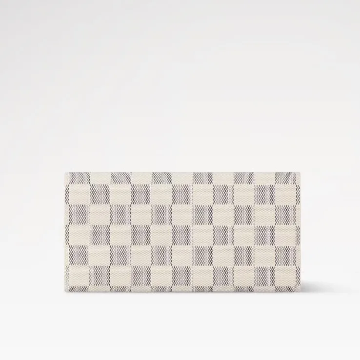 Louis Vuitton Emilie Wallet Damier Azur Canvas / - Image 4
