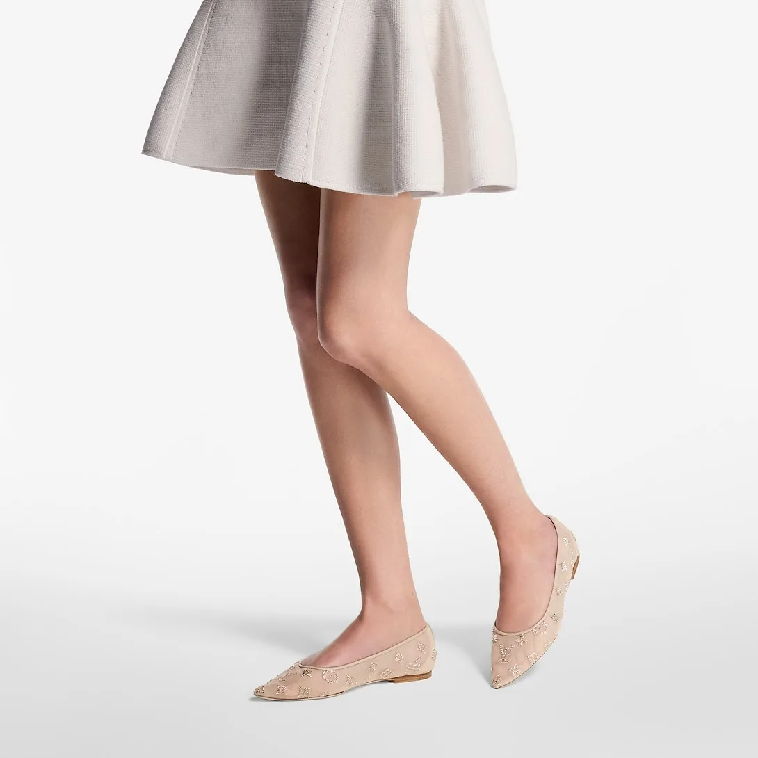 Louis Vuitton Gala Flat Ballerina Nude Beige 1AIDQS - Image 2