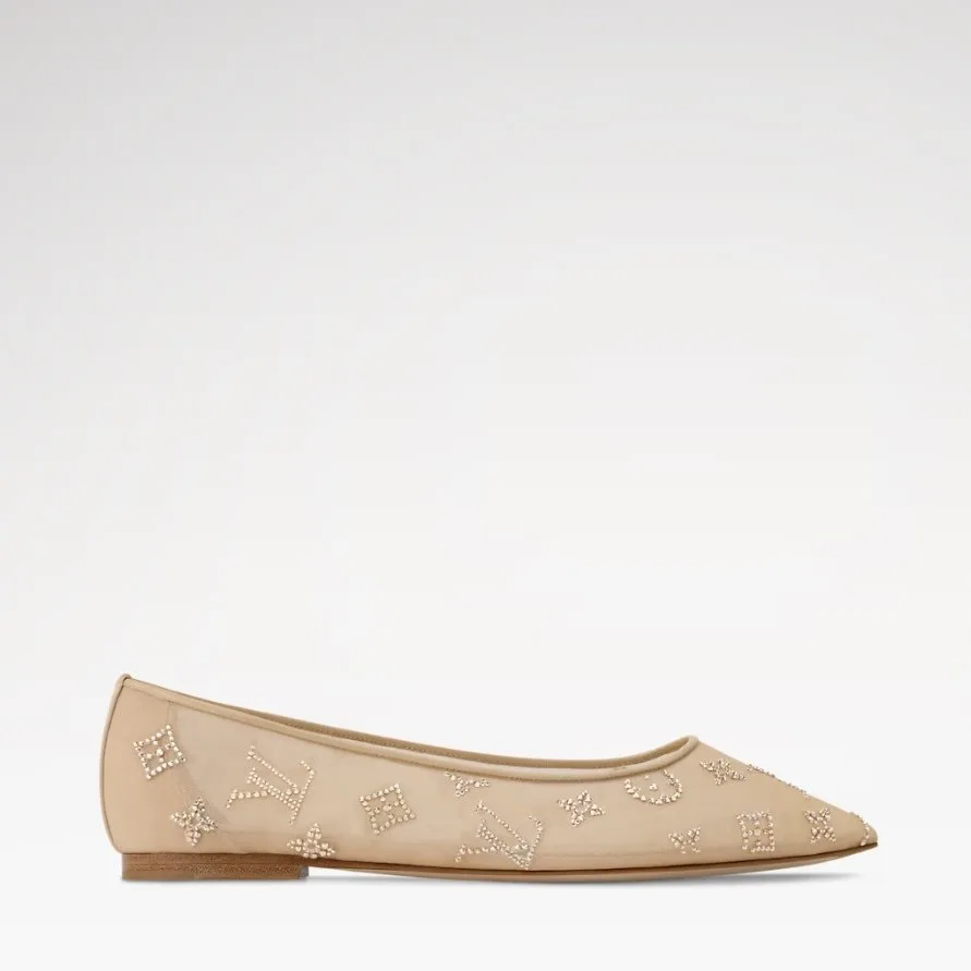 Louis Vuitton Gala Flat Ballerina Nude Beige 1AIDQS - Image 4