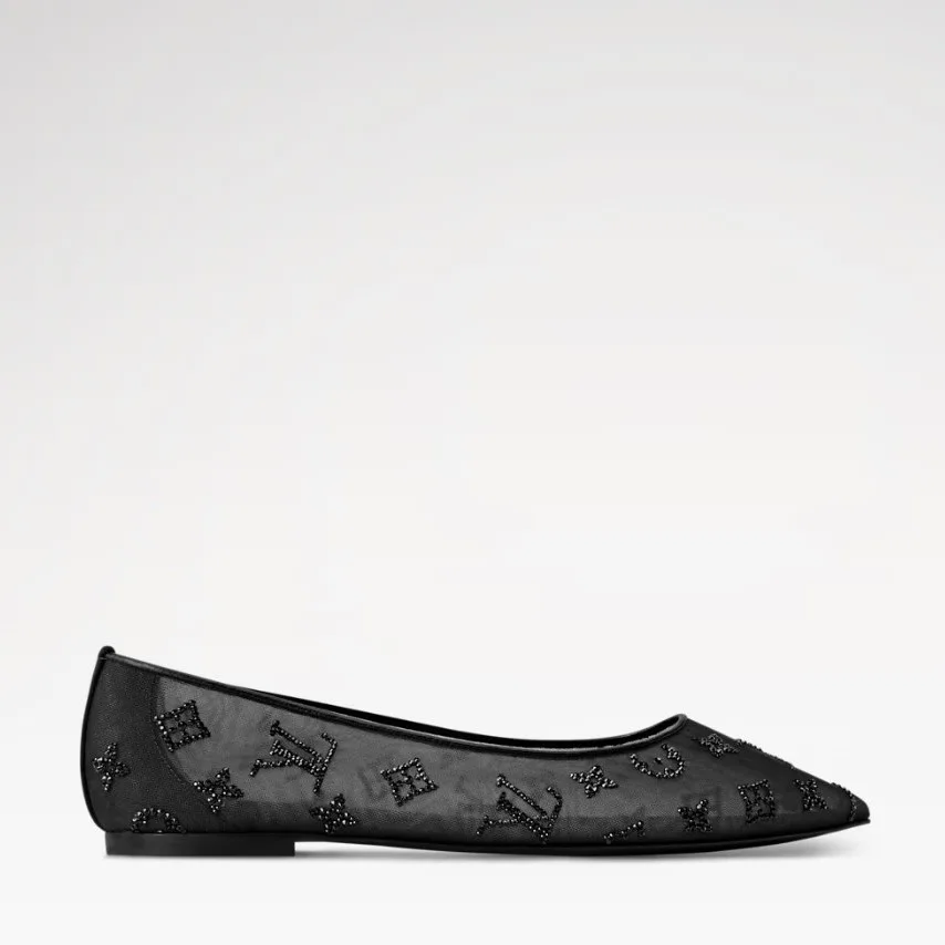 Louis Vuitton Gala Flat Ballerina Black 1AIDR8 - Image 4