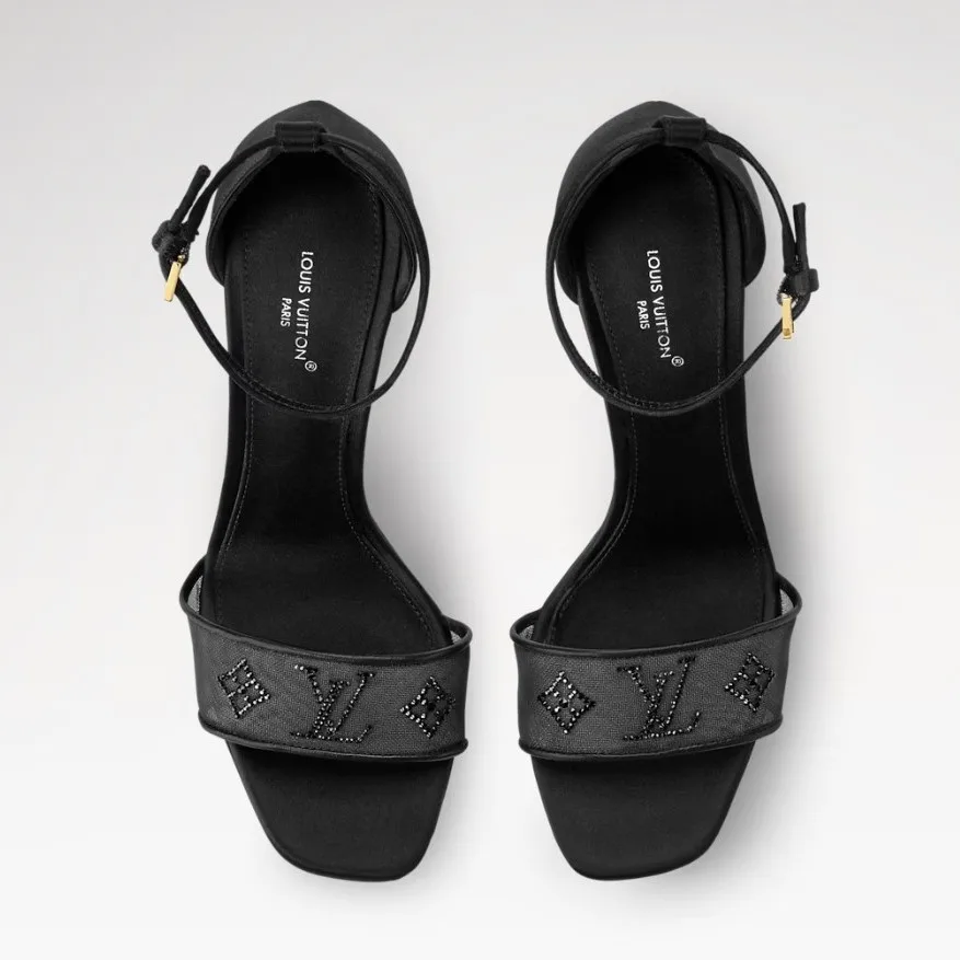 Louis Vuitton Gala Platform Sandals Black 1AJM18 - Image 3