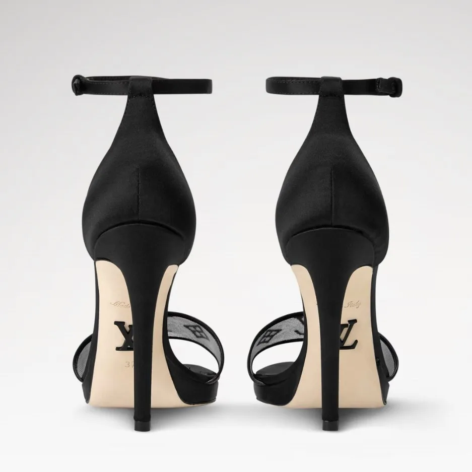 Louis Vuitton Gala Platform Sandals Black 1AJM18 - Image 4