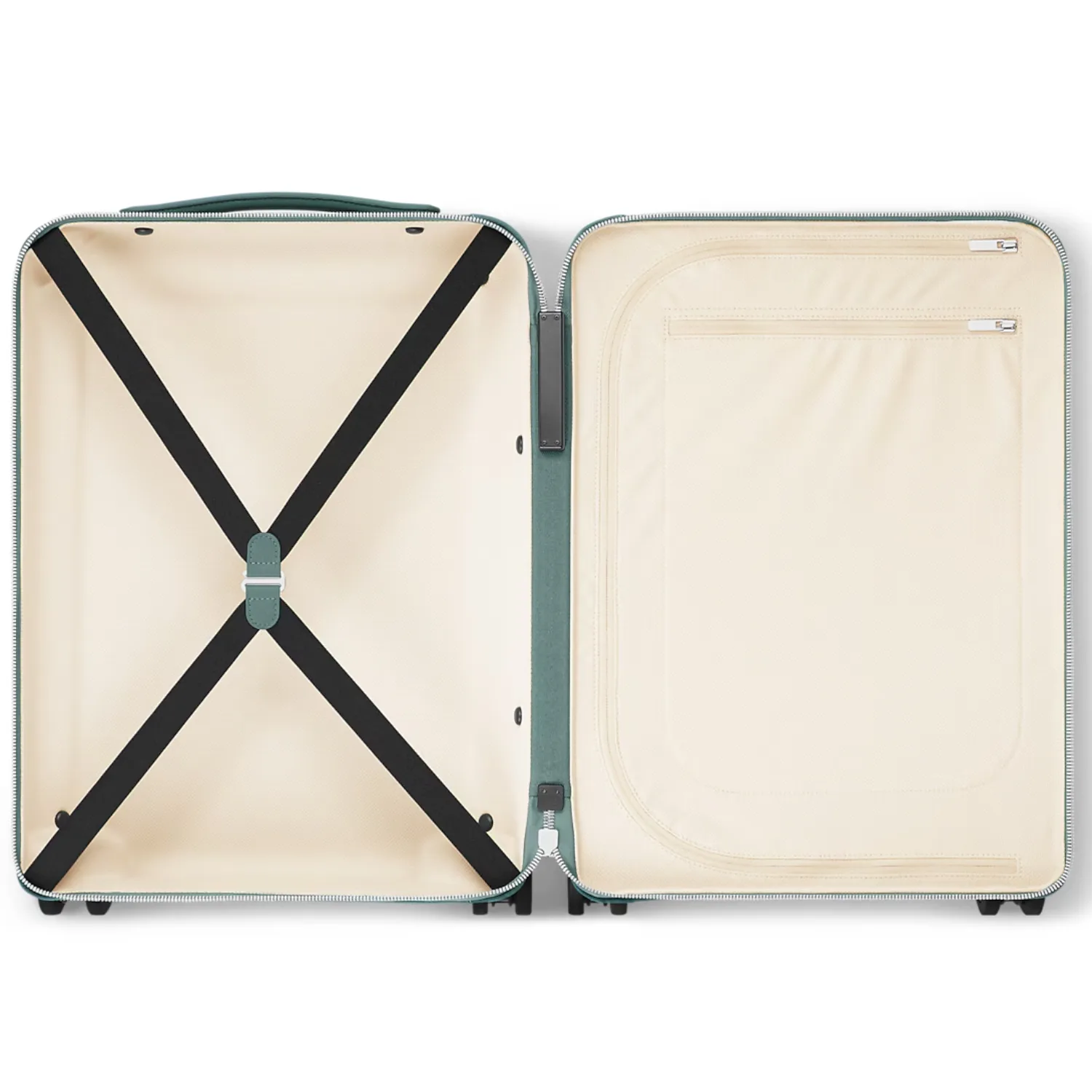Louis Vuitton Horizon 55 Suitcase / Misty Lake Green Silver Hardware - Image 7