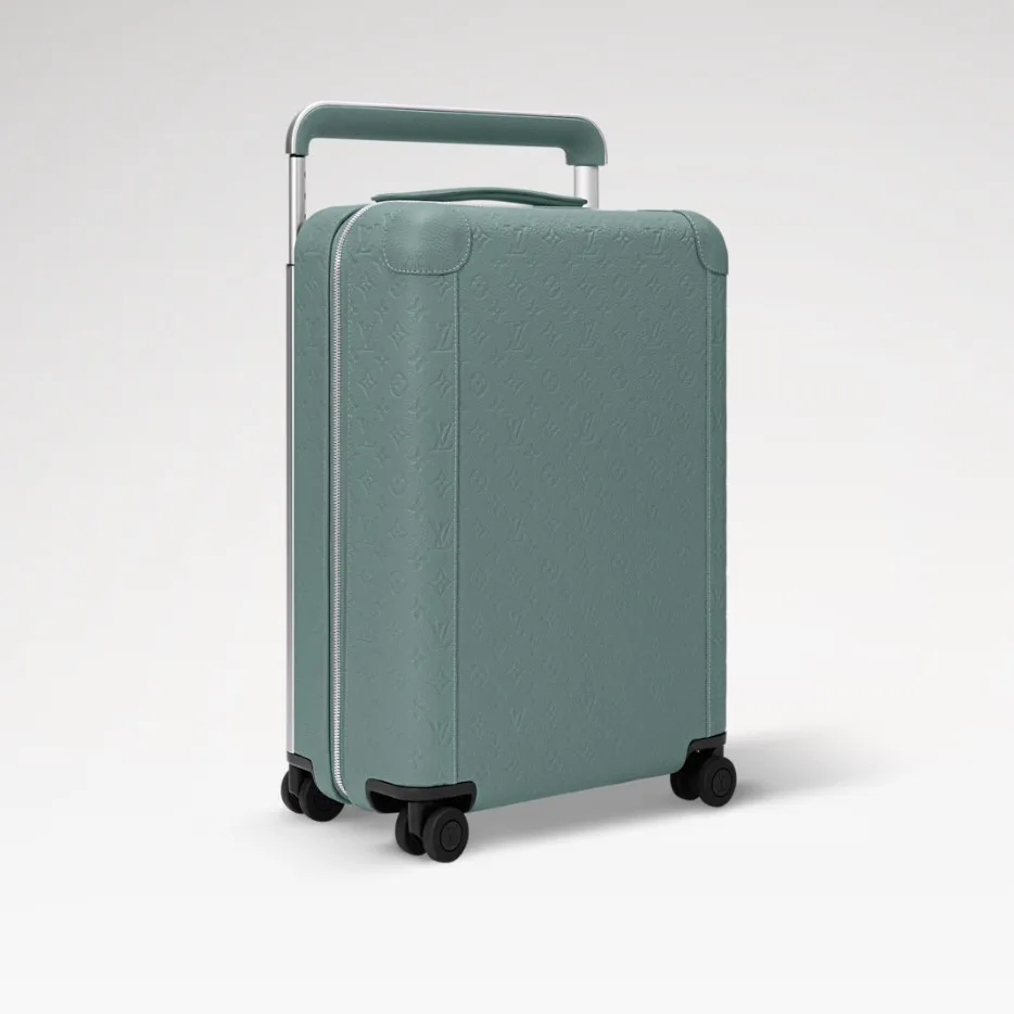 Louis Vuitton Horizon 55 Suitcase / Misty Lake Green Silver Hardware - Image 4