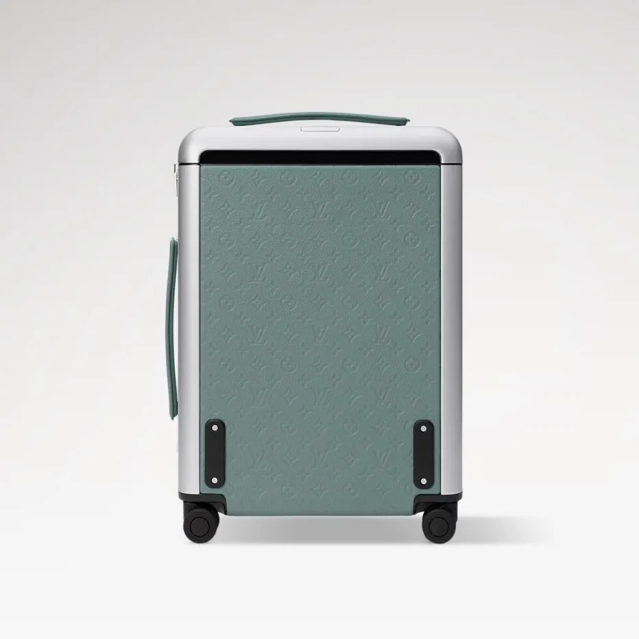 Louis Vuitton Horizon 55 Suitcase / Misty Lake Green Silver Hardware - Image 5