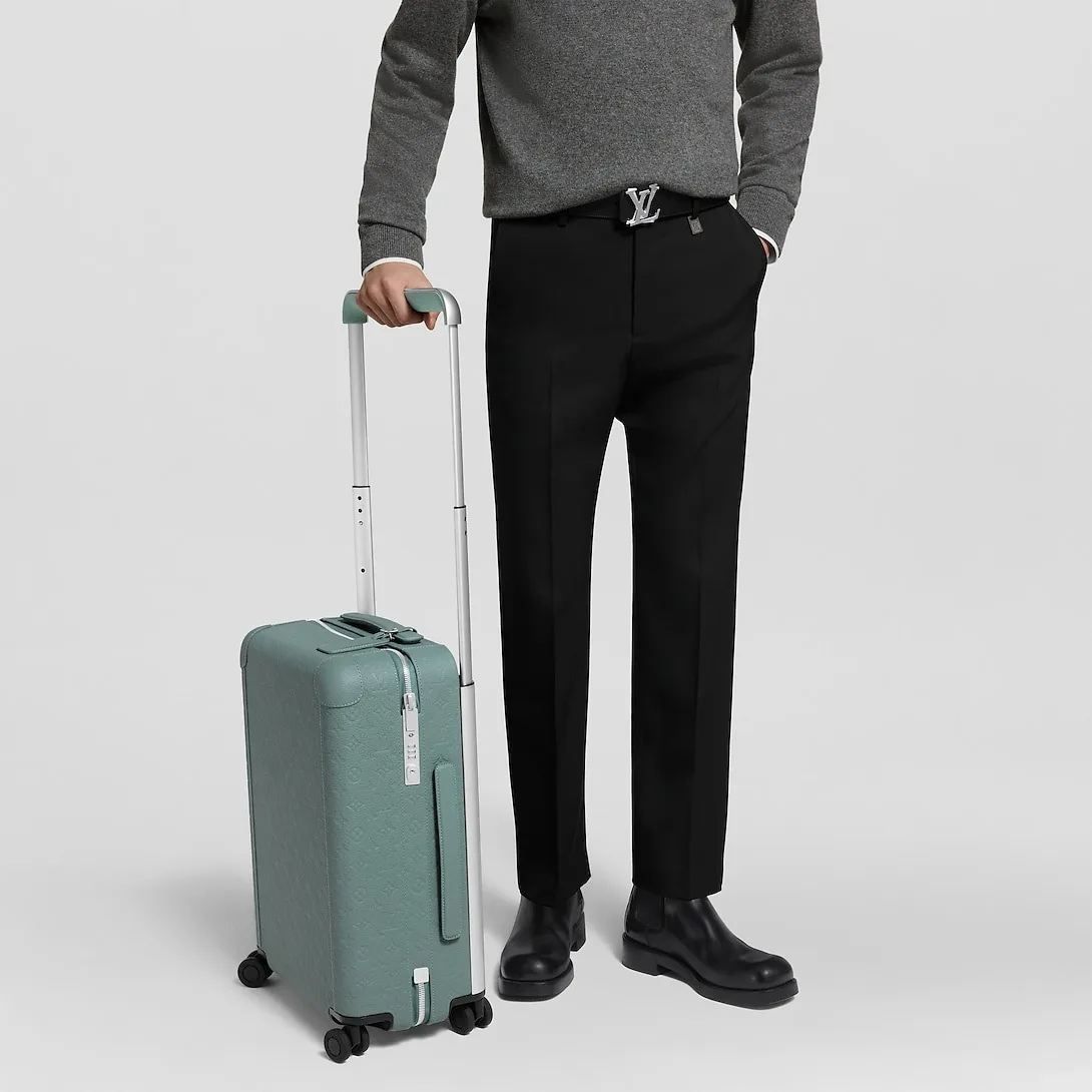 Louis Vuitton Horizon 55 Suitcase / Misty Lake Green Silver Hardware - Image 3