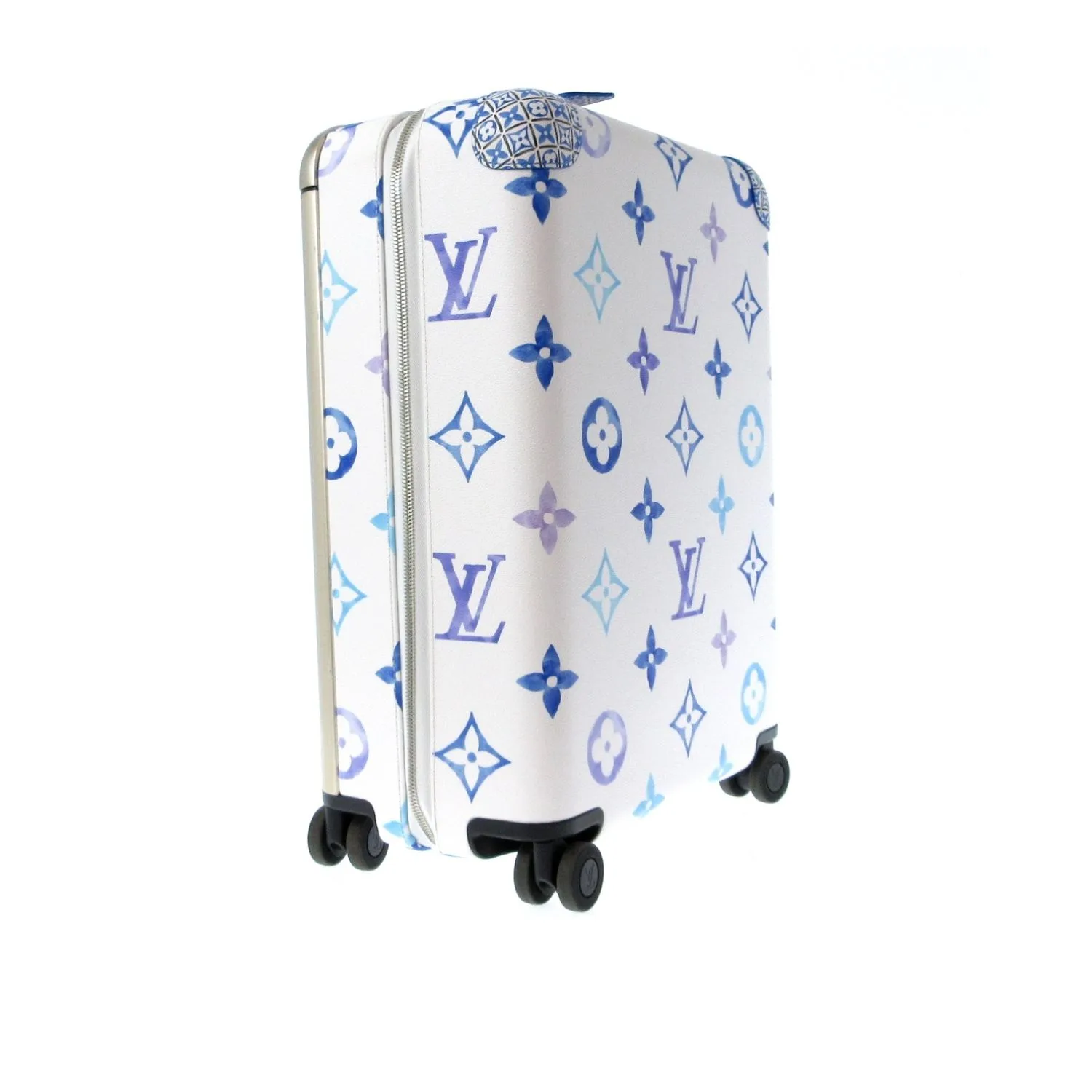 Alternative view of Louis Vuitton Horizon 55 Suitcase / White Champagne Hardware