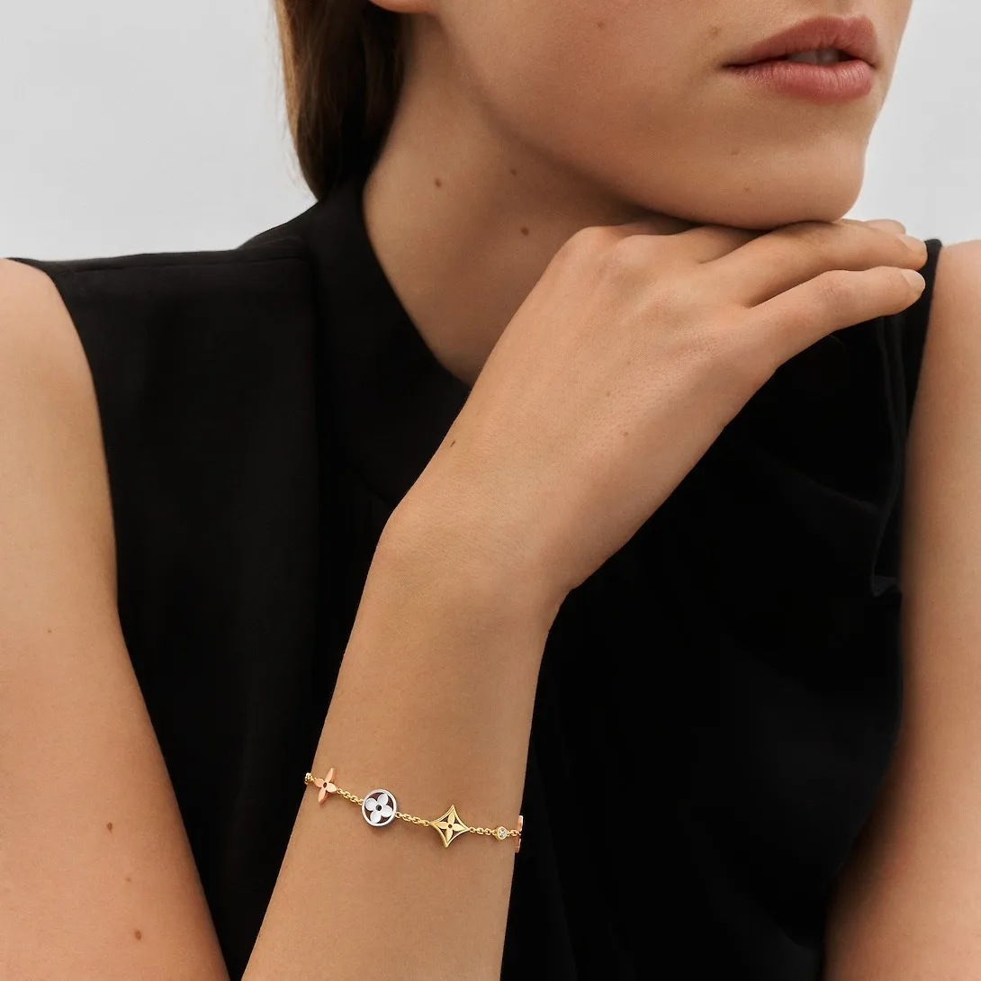 Alternative view of Louis Vuitton Idylle Blossom Bracelet, 3 Golds And Diamonds