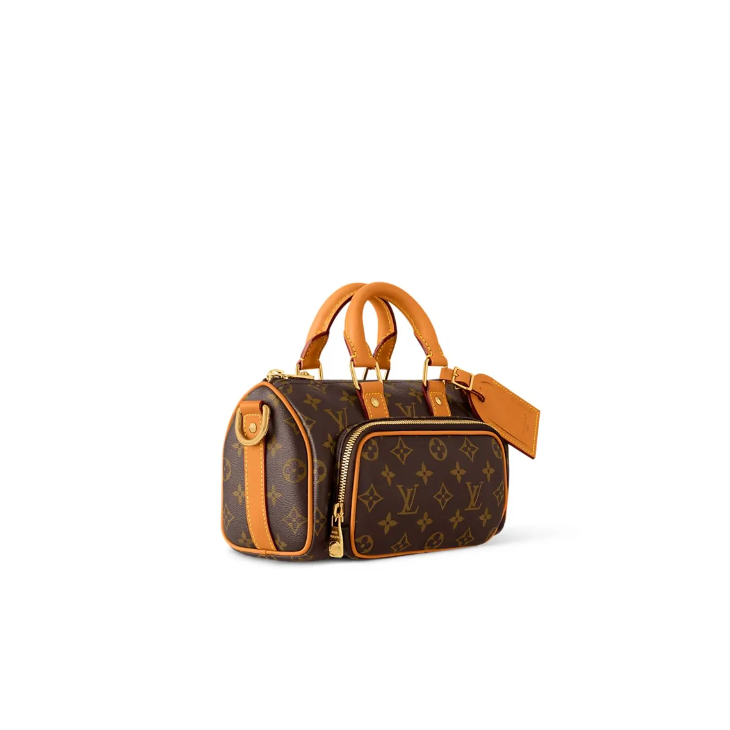 Louis Vuitton Keepall Cargo 25 Travel Bag / Brown Monogram Gold Hardware - Image 4