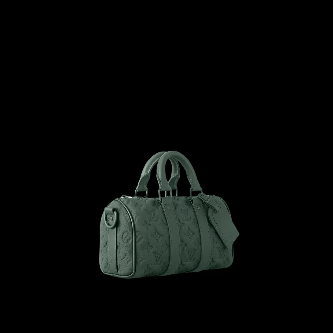 Louis Vuitton Keepall Bandouliere 25 Travel Bag / Green Green Hardware - Image 3
